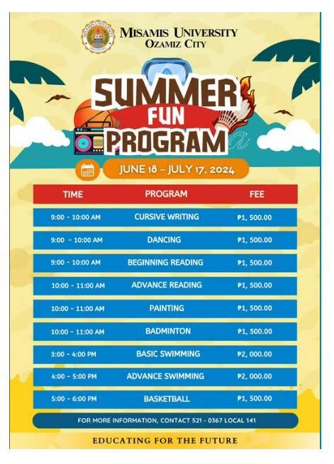 Misamis University Basic Education Department: Celebrating Talent, Sportsmanship, and Holistic Development